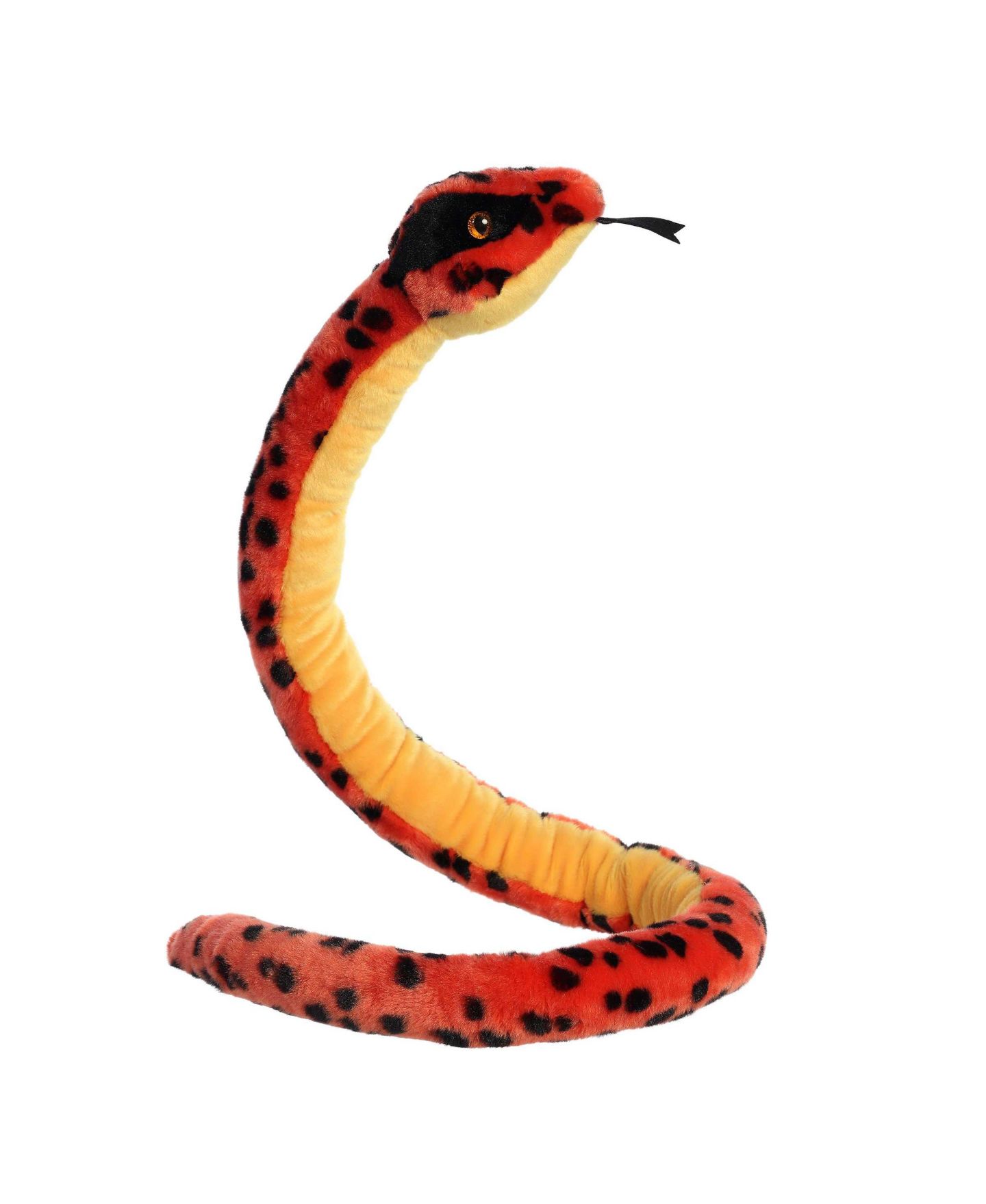 Детская мягкая игрушка Aurora X-Large Red Viper Snake Playful Plush Toy 50" — фото 1