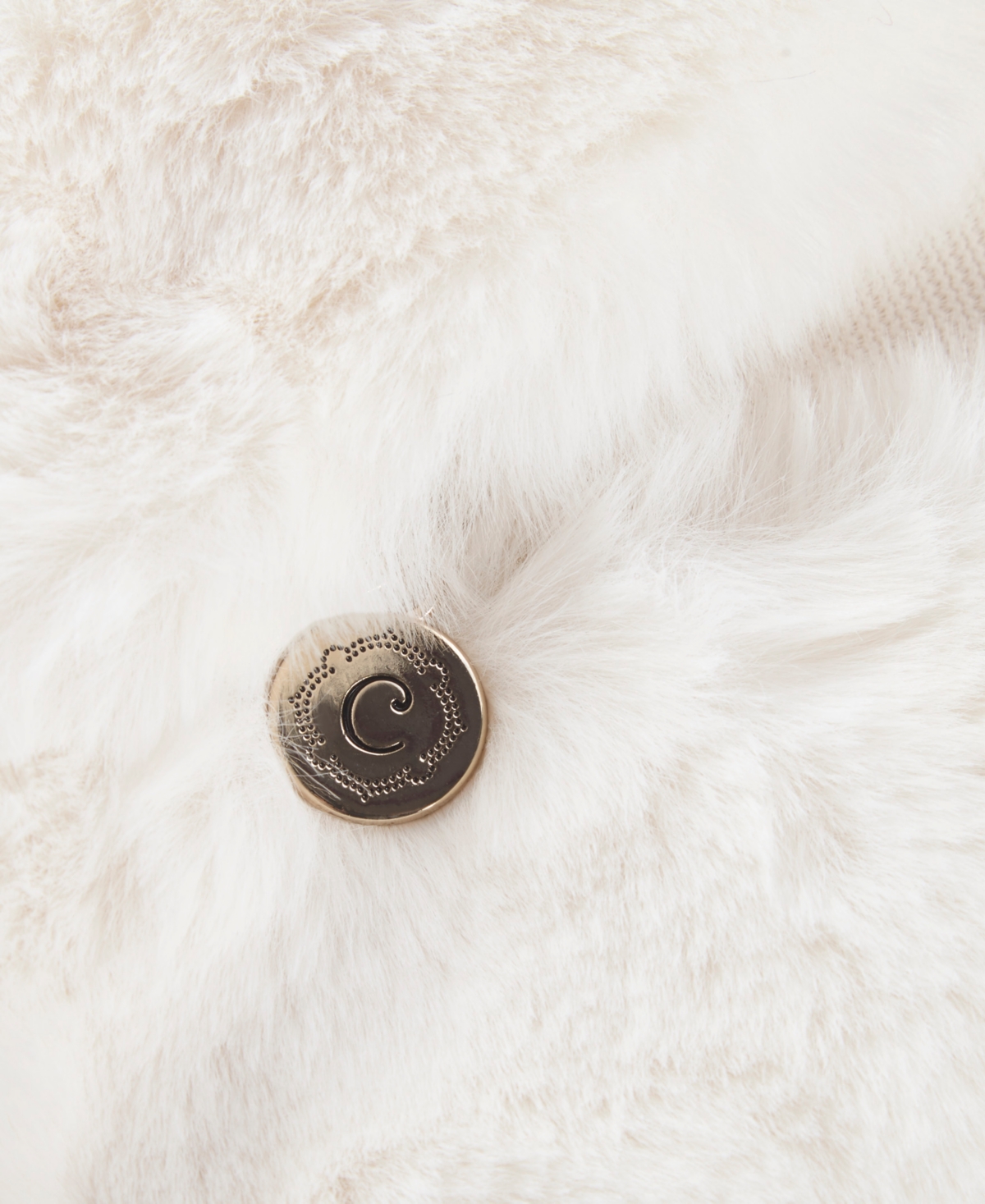 Croscill Sable Solid Faux Fur Pillow, x