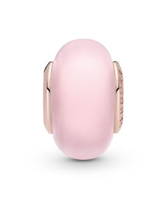 Pink Charm Matte Pink Murano Glass Charm