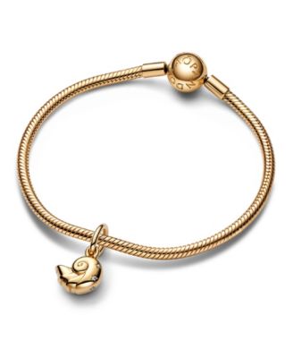 Cubic Zirconia Disney the Little Mermaid Enchanted Shell Dangle Charm