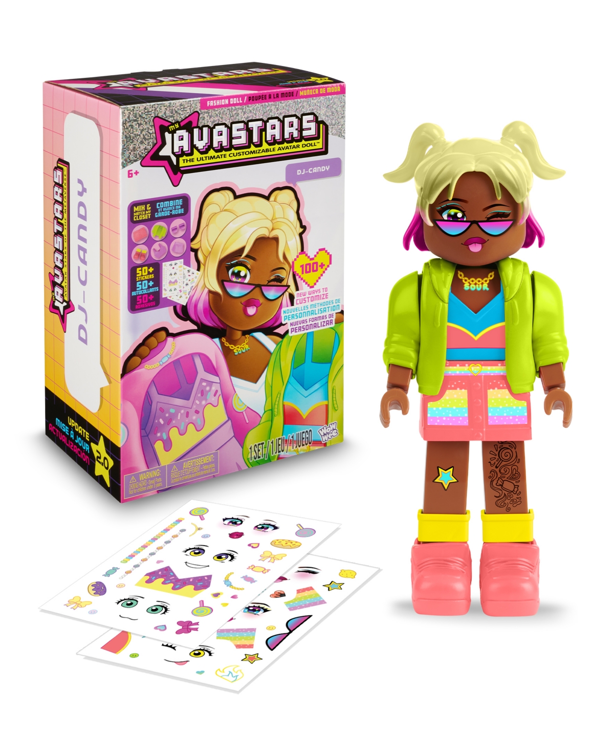 Avastars Kids' Doll Dj Candy Created By Wowwee In Multi