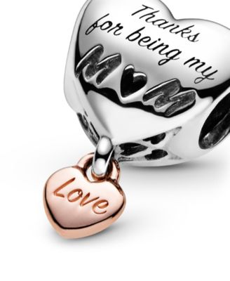 Sterling Silver Love You Heart Charm