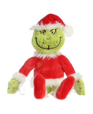 Medium Stuck On You Grinch Dr. Seuss Whimsical Plush Toy Green 12"