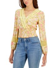 Macy's yellow blouses shop
