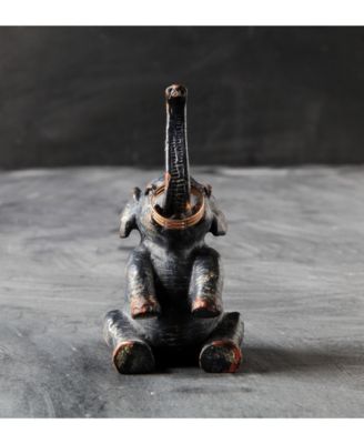 Pewter Elephant Ring Holder