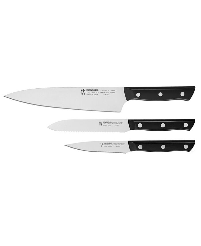 J.A. Henckels Everedge Dynamic 3Piece Starter Knife Set Macy's