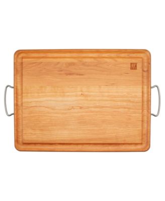 Cherry Wood Carving Board with Handles