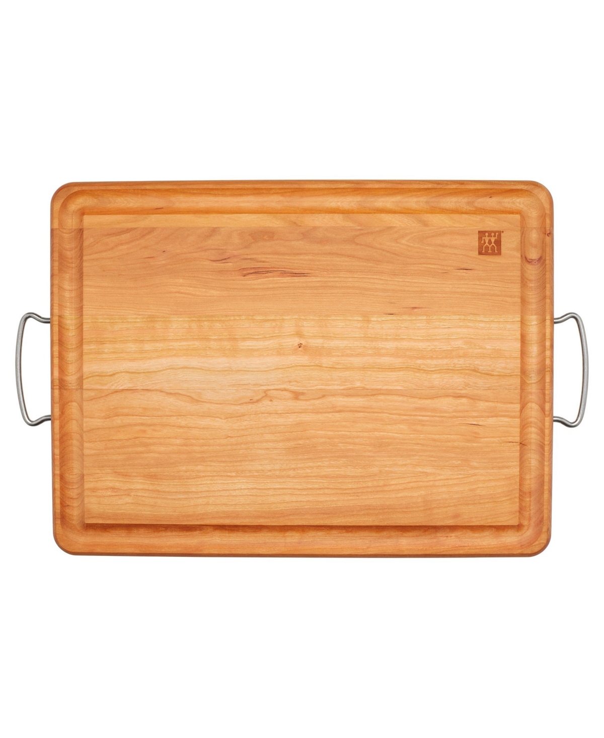 Zwilling Cherry Wood Carving Board With Handles In Natural