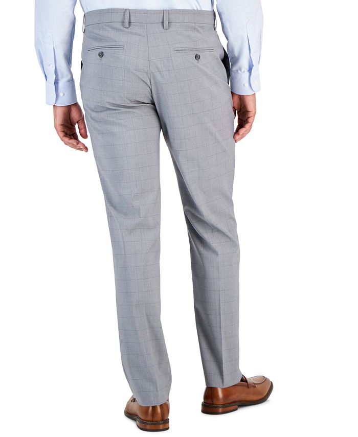 Perry Ellis Portfolio Men's SlimFit Stretch Check Dress Pants Macy's