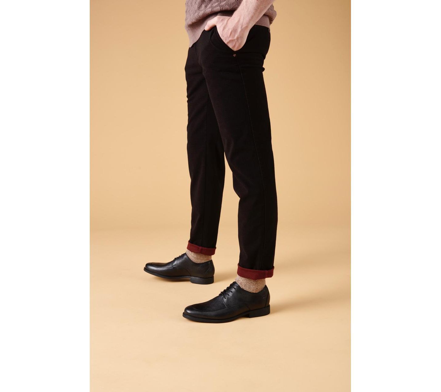 Обувь Clarks Men's Collection Whiddon Apron Oxford Dress Shoes, цвет: Чёрный кожаный — фото 6