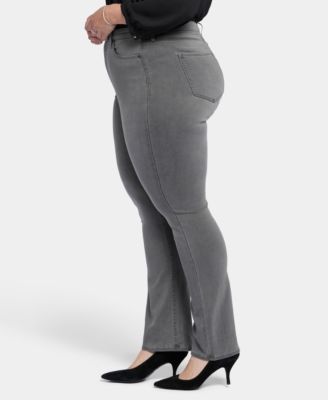 Plus Size High Rise Billie Slim Bootcut Jeans