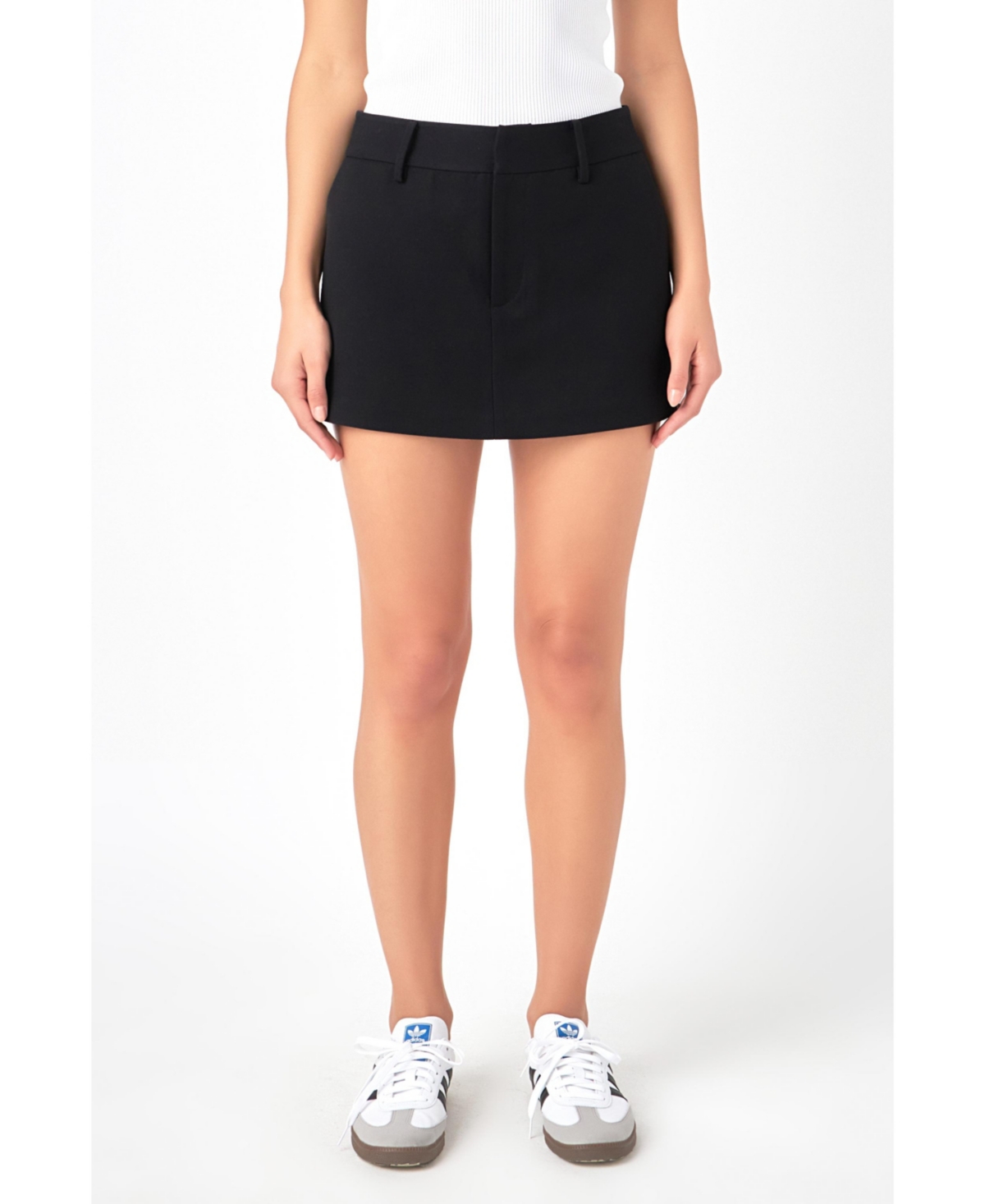 Women's Low Waisted Mini Skort