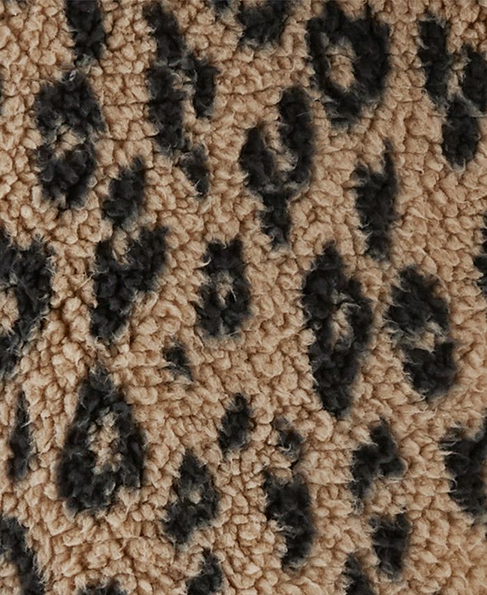 Leopard online sherpa hoodie