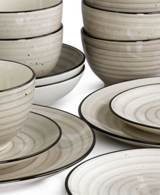 Gia 24 Pc. Dinnerware Set, Service for 6