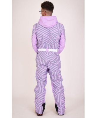 Fall Line Purple & Grey Men's Ski Suit
