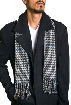 Men's Scarf Soft 80 Inch Long Warm Scarves Plaids Winter Shawl