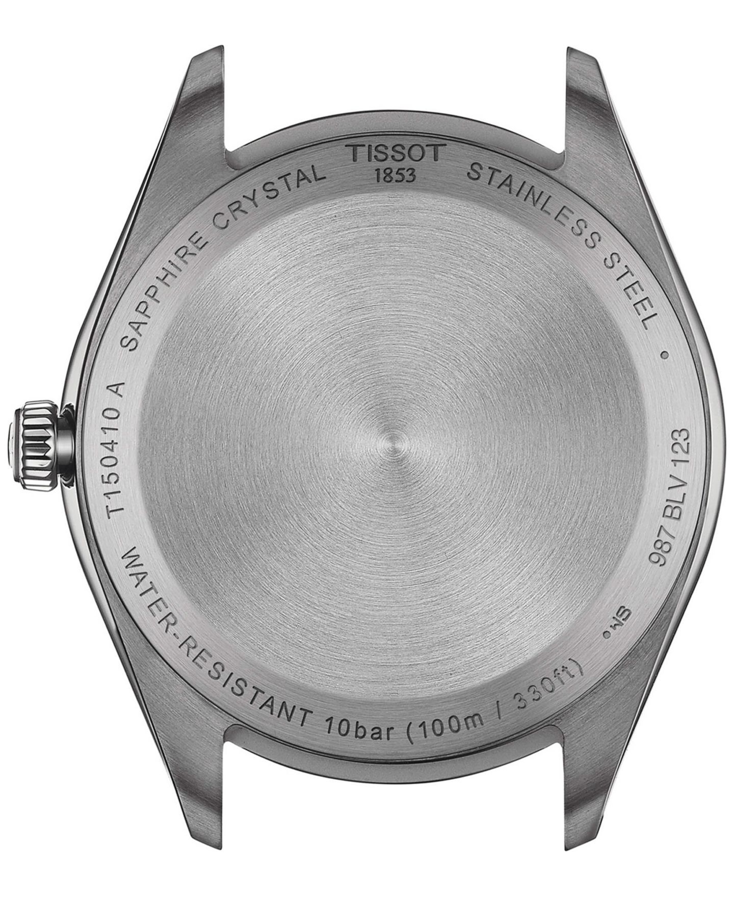 Мужские часы Tissot Swiss PR 100 на стальном браслете 40мм — фото 3