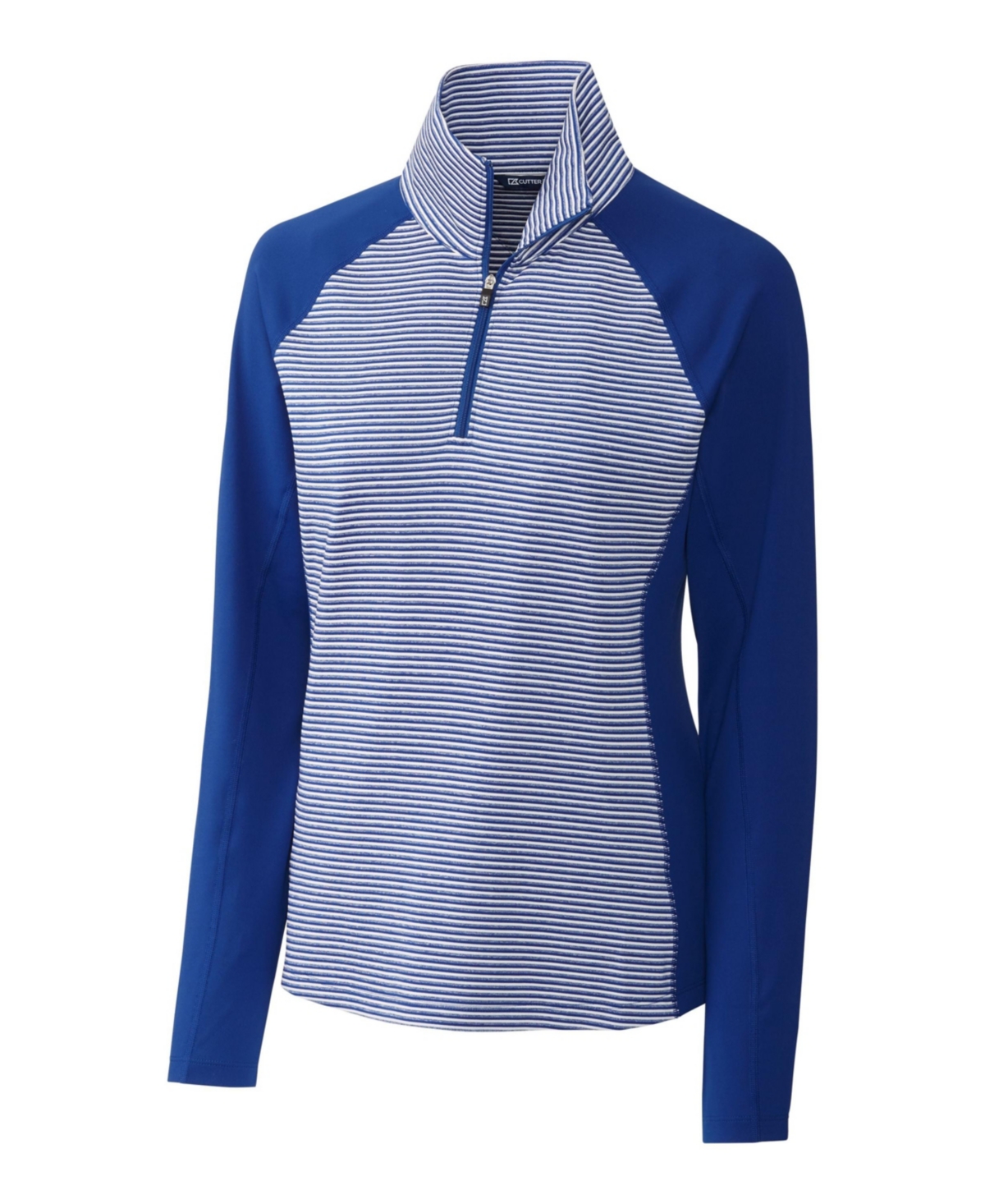 Cutter & Buck Forge Tonal Stripe Stretch Half Zip Womens Top Jacket