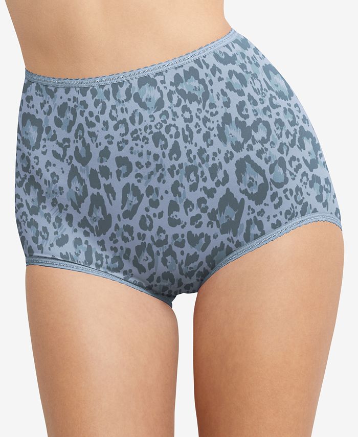 Bali 3-pack Cool Cotton Skimp Skamp Brief Panties in Blue