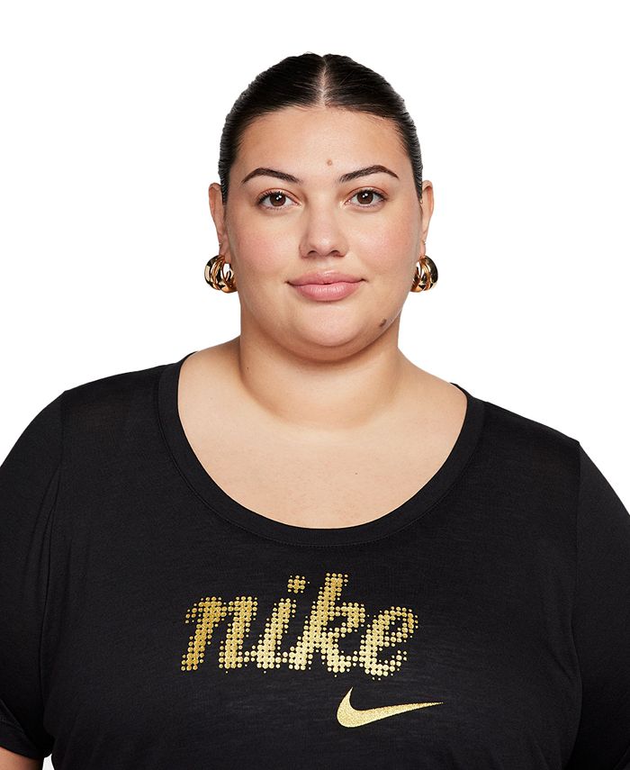 Nike Women's Plus Size Essential Tunic Logo T-Shirt - Macy's
