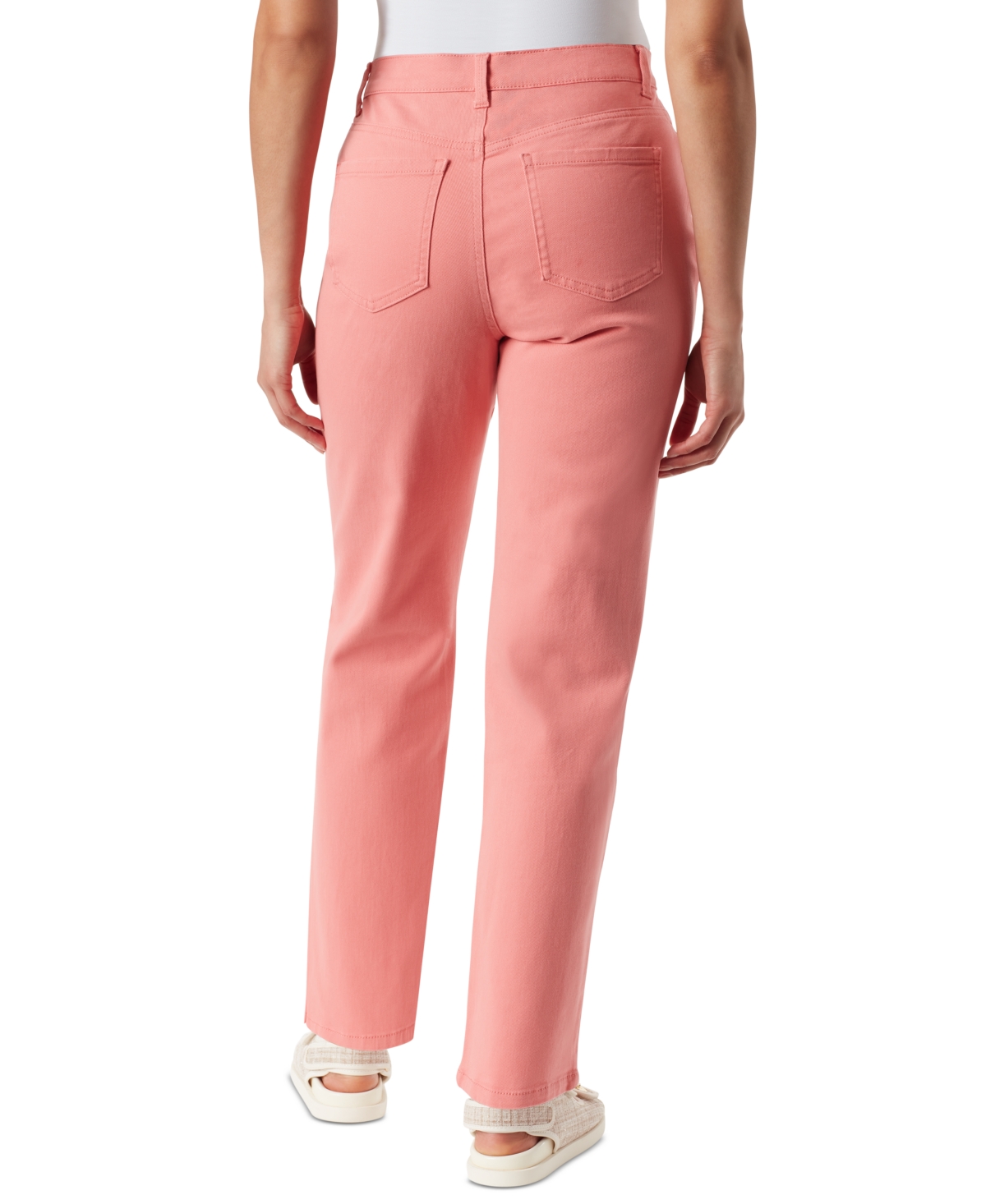 Gloria Vanderbilt Women's Amanda Colored Twill Straight-Leg Jeans