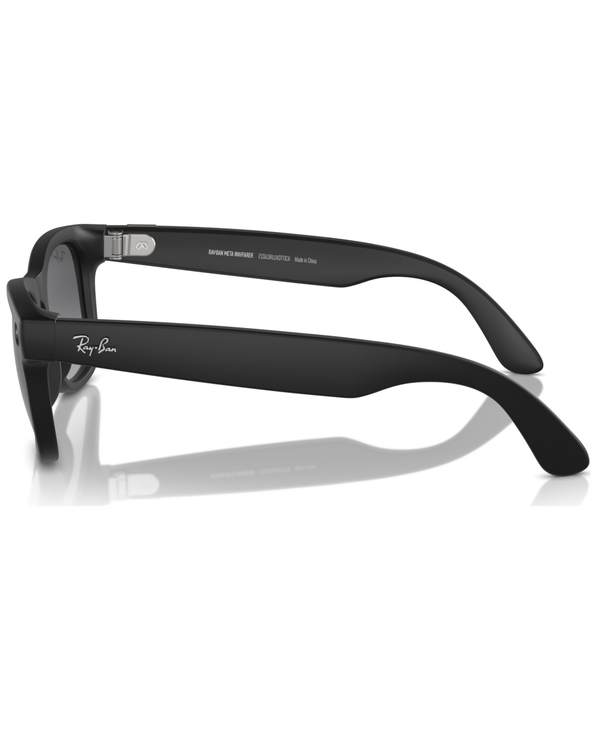 Ray Ban Meta Wayfarer Unisex Polarized Gradient Ai Sunglasses, Rw4006 In Black