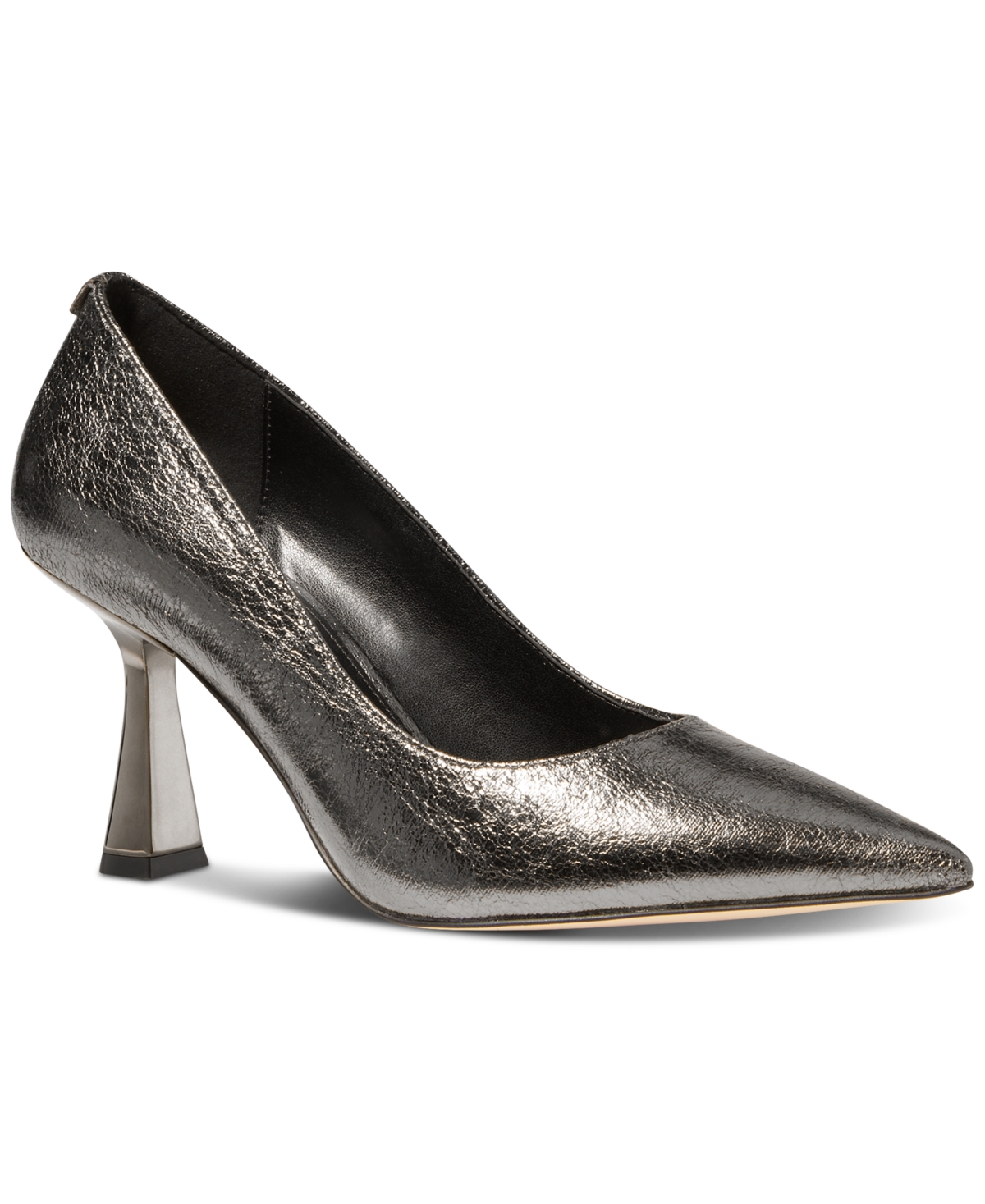 Michael Kors Michael  Clara Slip-on Pointed-toe Pumps In Anthracite