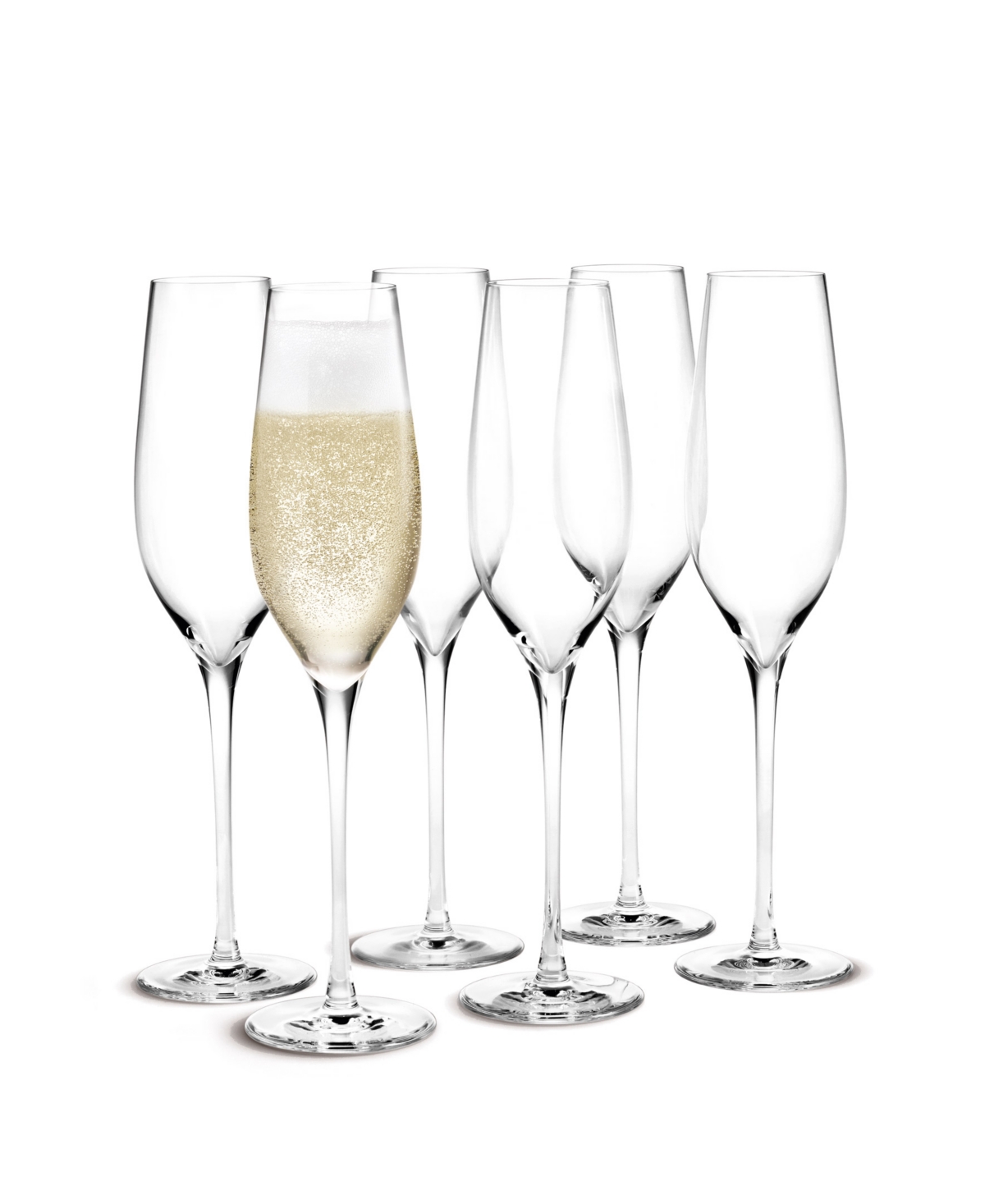 Rosendahl Cabernet Champagne Glasses, Set Of 6 In Clear