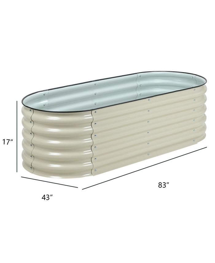 Aoodor Modular Metal Raised Garden Bed - Aluzinc Material - Macy's