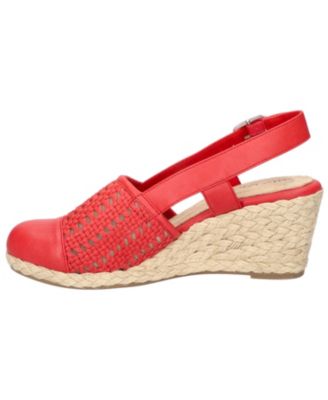 Women's Taffy Buckle Slingback Espadrille Wedges