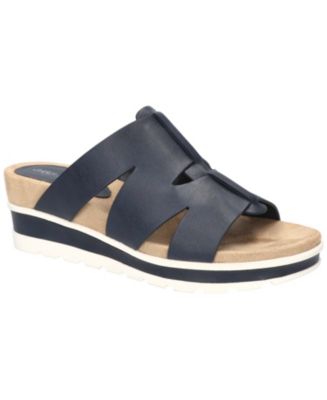 Easy Street Women's Mauna Slip-On Wedge Sandals - Macy's