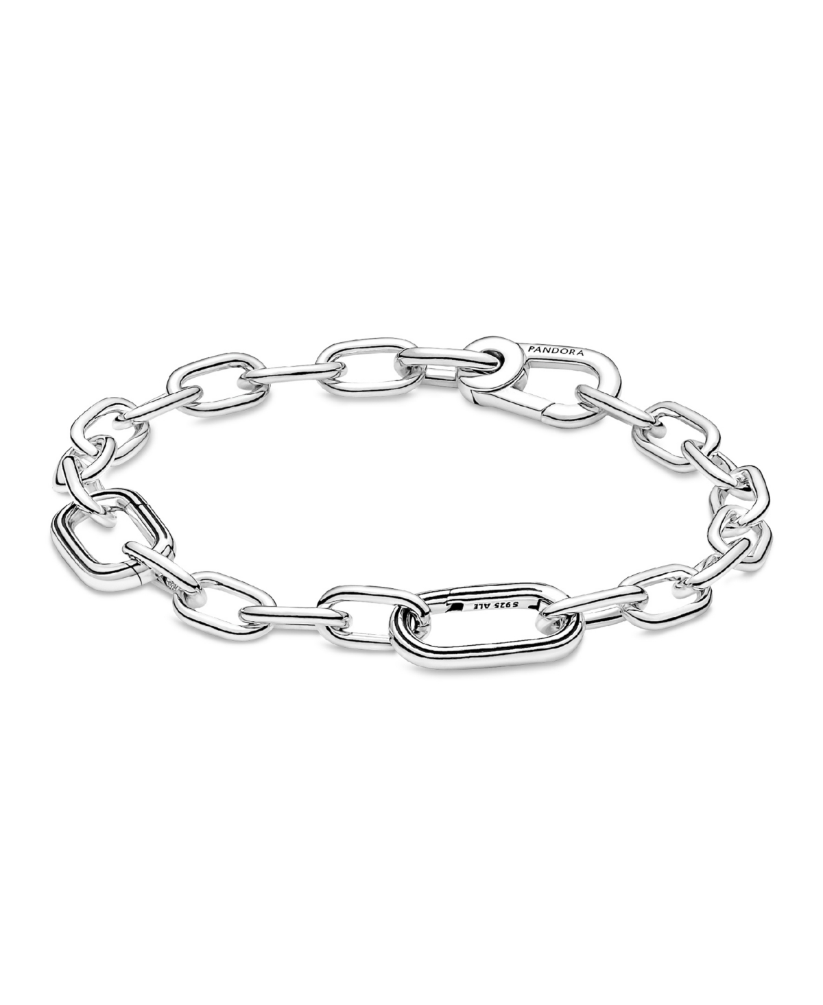 Me Sterling Silver Link Chain Bracelet - Silver