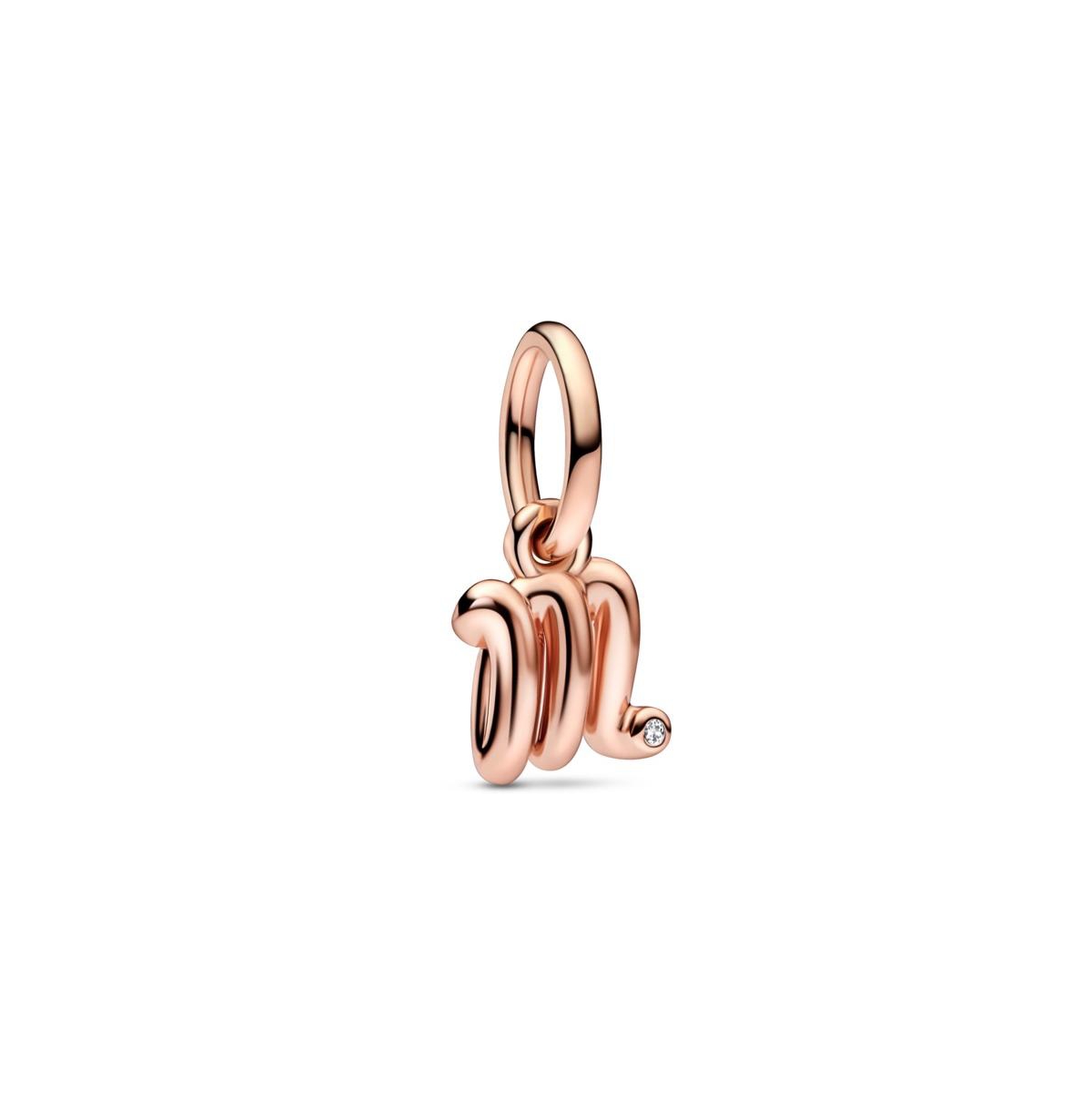 Pandora 14k Rose Gold-Plated Script Alphabet Dangle Charm - Rose Gold