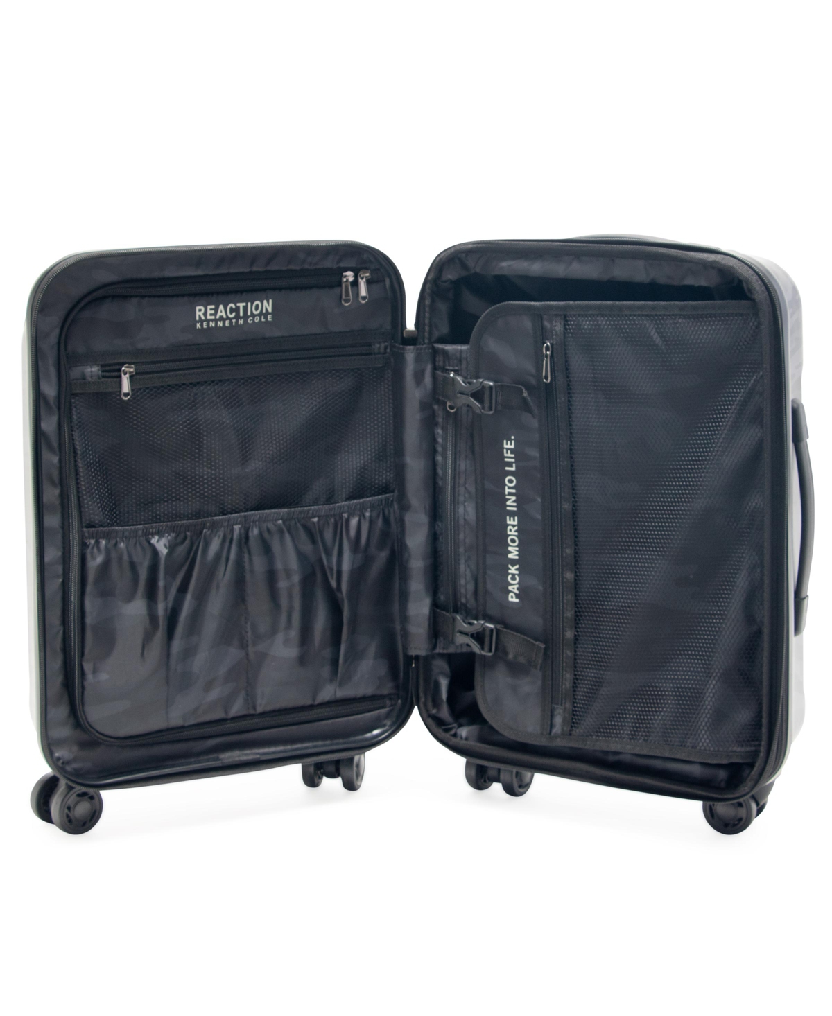 Shop Kenneth Cole Reaction Renegade Camo 20" Hardside Expandable Luggage In Camo Black