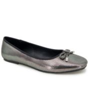 Macys silver clearance flats