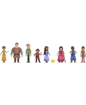 Disney's the Teens Pack of 8 Posable Mini Dolls Star Figures
