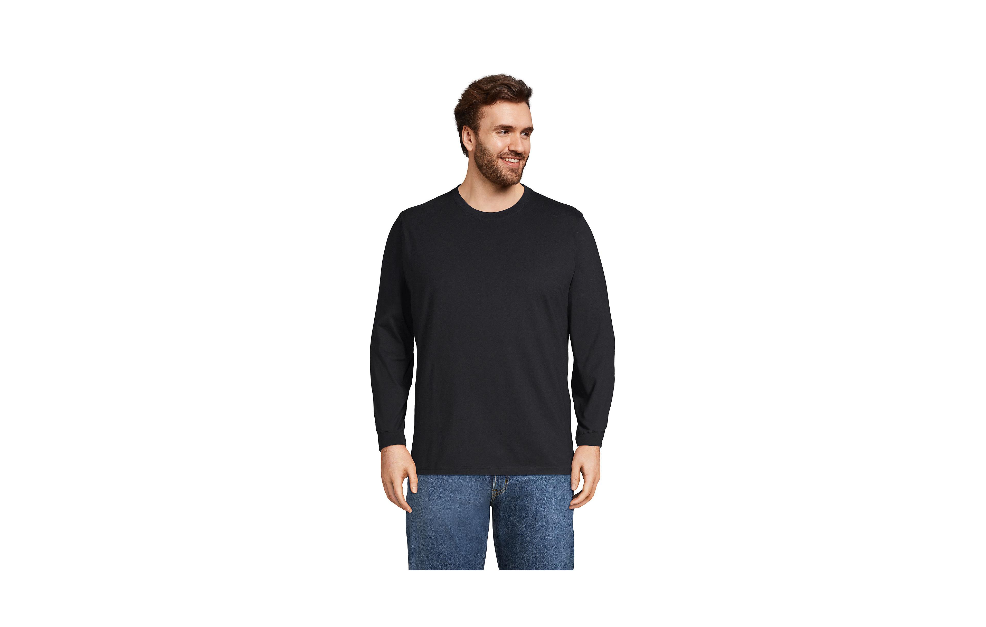 Lands' End Big & Tall Super-t Long Sleeve T-Shirt