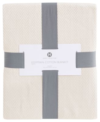 100% Egyptian Cotton Blanket, Twin, Exclusively at Macy’s