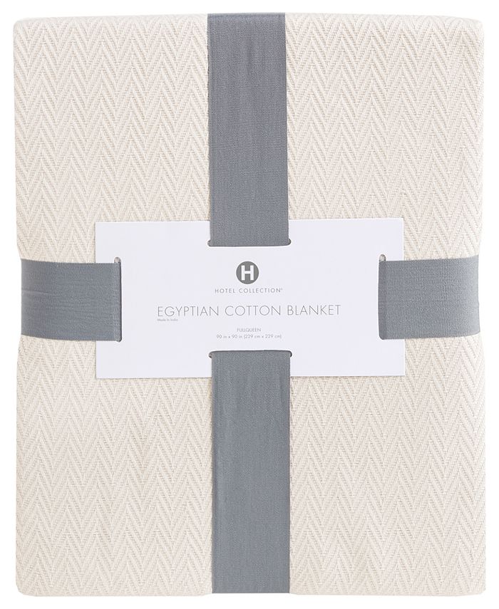 Hotel Collection 100 Egyptian Cotton Blanket, Twin, Created for Macy's