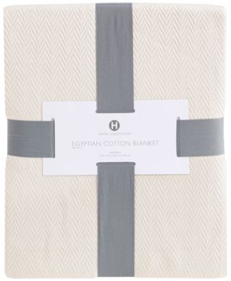 100% Egyptian Cotton Blanket, Full/Queen, Exclusively at Macy’s