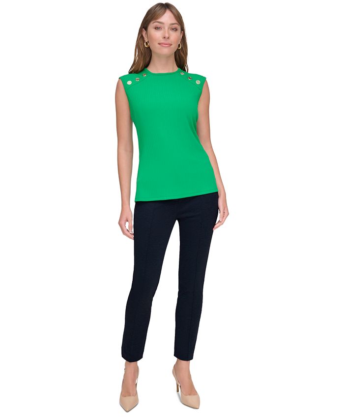 Tommy Hilfiger Women's Embellished Sleeveless Top Macy's