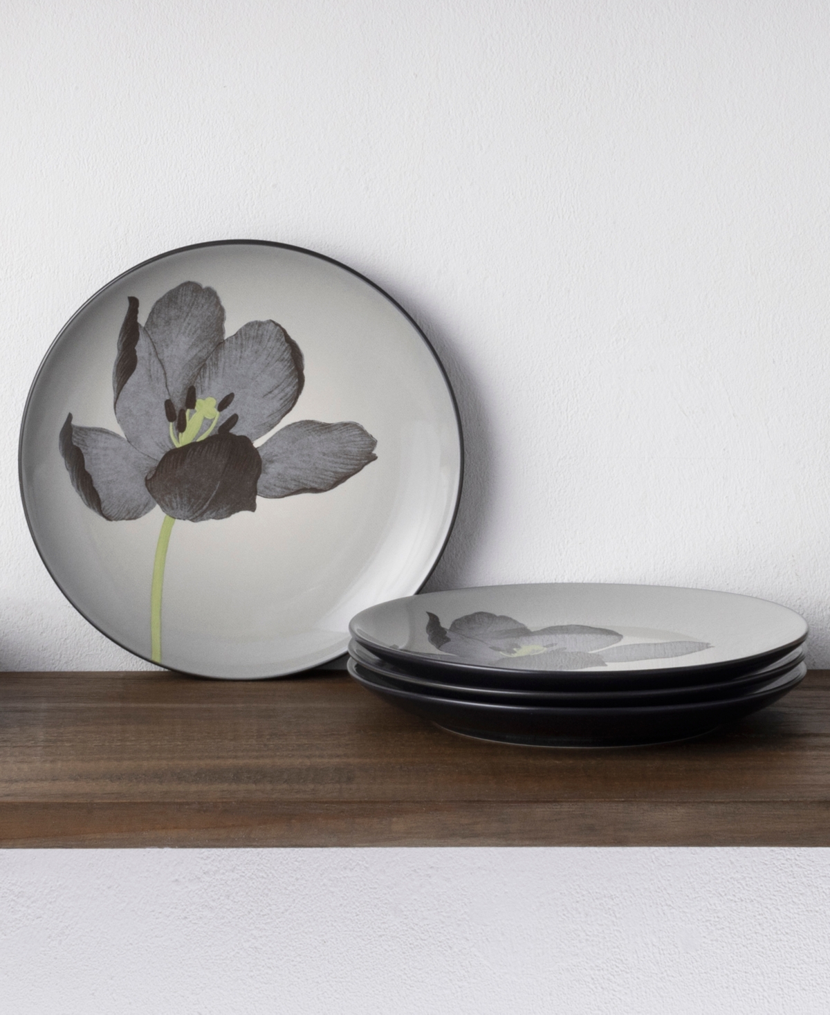 Noritake Colorwave Floral Accent Plates, Set of 4