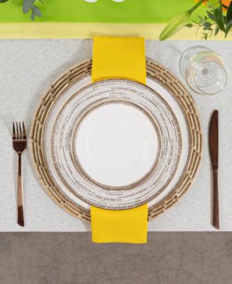 Haku Set of 4 Accent Plates, 9.75"