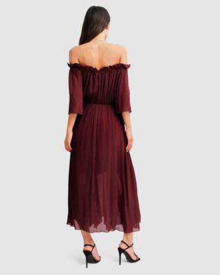 Women's Amour Ruffled Midi Dress