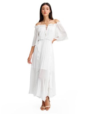Women's Amour Ruffled Midi Dress