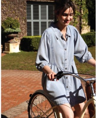 Supercut Denim Dress