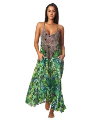 maxi formal pink dresses for women Pink Georgette Frill Maxi Dress – self-portrait-US