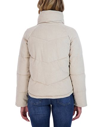 Sebby Juniors Women Corduroy Puffer Jacket Macy s