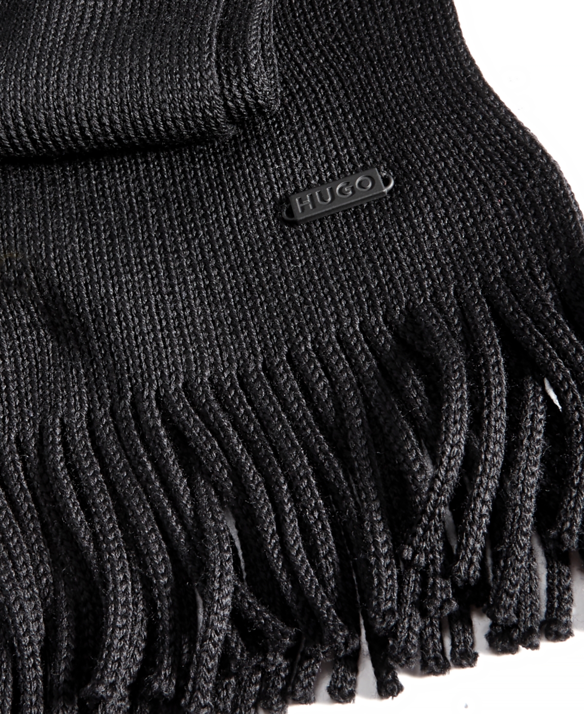 Shop Hugo By  Boss Men's Zucy Scarf, Created For Macy's In Black