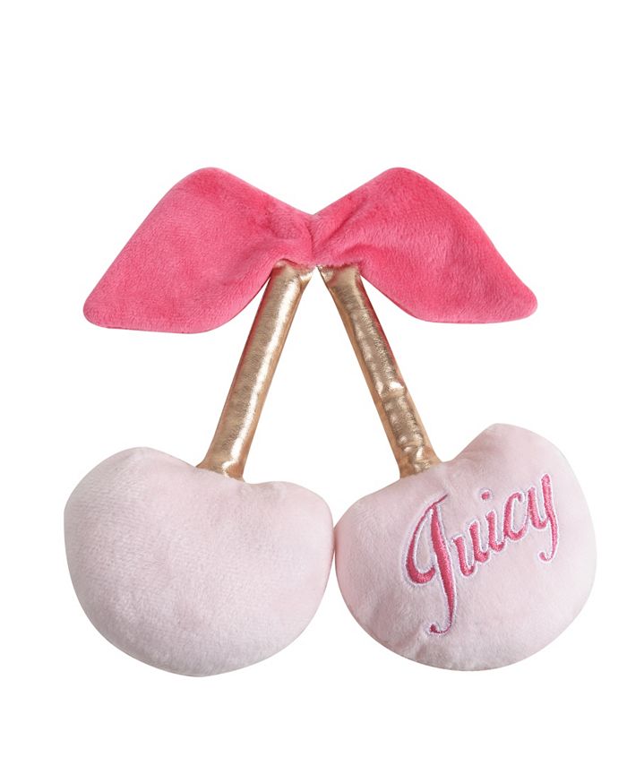 Juicy Couture Plush Chic Cherry Squeaky Pet Toy - Macy's